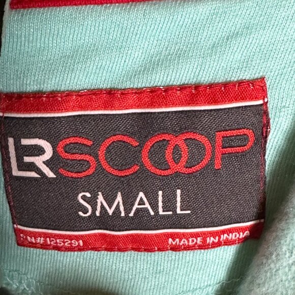 LR Scoop Drip Hoodie Mint Black Marble Print Small NWT - Picture 5 of 10